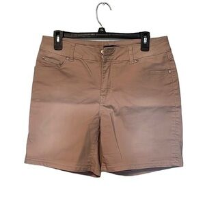 SIGNATURE STUDIO Womens Shorts Size 10 Tan Color